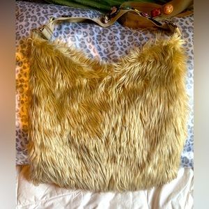 Y2k Shaggy Faux Fur Purse